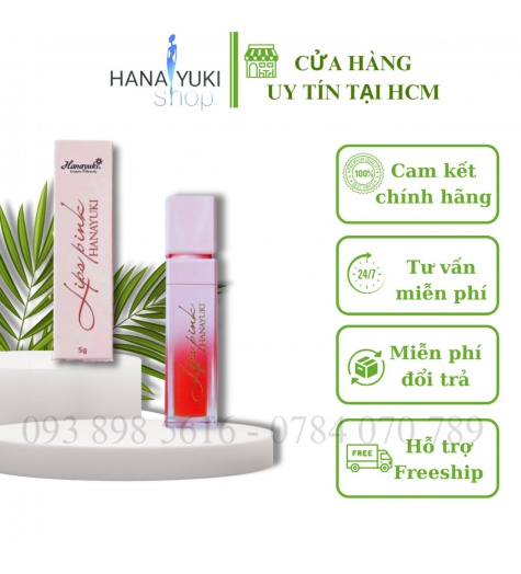 SON TRỊ THÂM LÀM HỒNG MÔI Lips Pink Hanayuki